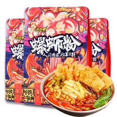 빠른배송 하오환뤄 프리미엄 뤄쓰펀 luosifen 매운맛 업그레이드 호환뤄 중국 우렁이 쌀국수 뤄스펀, 2개, 400g