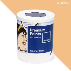 노루페인트 팬톤 실외 벽면 저광 페인트, 13-1027 ApricotCream, 1L, 1개