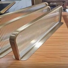아일랜드가림막 레스토랑 부스 조명 파티션 병풍 유리, 길이 100cm 높이 25cm