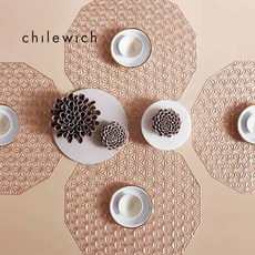 Chiewich 萬花筒系列餐墊 35.5x35.5公分, 粉紅香檳, 1個