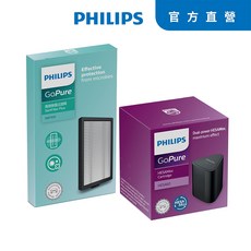 PHILIPS HESA車用杯型除菌機專用濾芯 一組，高效過濾PM2.5、除異味，維持車內空氣清新, 1個