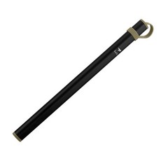 鎧斯 Keith Ti5818 環保便攜筷子收納套 / 鋁合金 19cm (適用Ti5626鈦筷)【露營狼】, 黑色, 1個