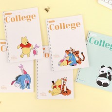 디즈니 푸 원링노트 4종 SET + 1권추가, 5권 (8809973119052)