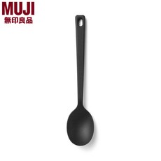 무인양품 무지 실리콘 조리용 스푼 스몰 25cm, 1개