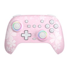 PHNIXGAM Pink Wireless Controller for 스위치 Sakura Bluetooth Compatible with 1 2 Lite OLED Windows P