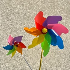 만들기 레인보우 바람개비 소형sys8+2myB