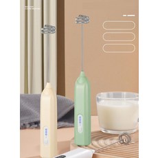 가정용 전동휘핑기 홈카페 라떼아트용 미니 우유거품기, 4. 충전식TypeC케이블