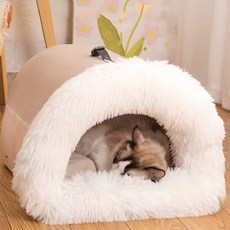 DING DONG PET 寵物愛斯基摩洞穴躲藏屋, 米色