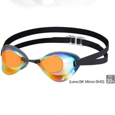 뷰 물안경 V121SAM 노패킹 미러렌즈 수경, 1개, SKSHD