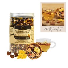 검은콩현미 허브차 국화&용안 맛 - Tra thao moc Gufoods, 2개, 1개입, 500g