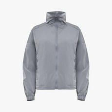 프로스펙스 여자 실버 하이넥 세미크롭 캐쥬얼 스포츠 점퍼 / 여성 봄가을 바람막이 러닝 자켓 PW3WJ24S211_IC 3103602