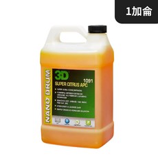 HoJ 3D SUPER CITRUS APC 超濃縮柑橘萬用清潔劑 強效清潔 汽車美容 自助洗車, 1個, 一加侖, 一加侖