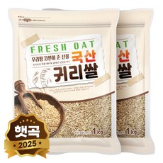 현대농산 국산 귀리, 1kg, 2개