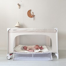 베베코지 유아 신생아 아기 휴대용 침대 오픈형