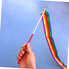 체육 초보자 연습용 리듬체조 리본 운동회 체육대회 2M, 블루