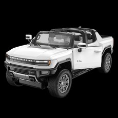 1 16 RC카 4WD 고출력 레이싱카, 허머 EV 화이트 USB충전