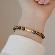 스톤안느 특A+ 천연호안석 물고기 행운석 팔찌