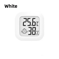 가정용 전자 디지털 온도계 실내 측정기 센서 게이지, 01 White