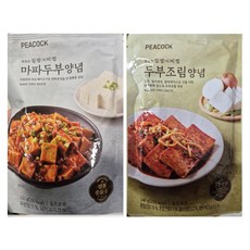 피코크 두부조림 양념 140g+마파두부 양념 150g 각 1개씩
