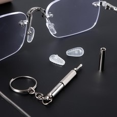 실리콘 논슬립 안경 코받침 코패드 10P 드라이버 세트