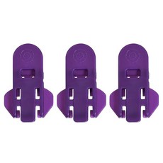 uxcell 수동식 캔 오프너 음료 캔 커버 보호대 플라스틱 소재 이지 캔 오프너 소다 비어 드링크용 퍼플 3개입