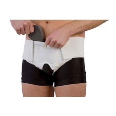Hernia 서포트 벨트 남성용 헤르니아 트러스 싱글 또는 더블 사타구니 또는 스포츠 헤르니아 탈착식 압축 패드가 있는 조절 가능한 허리 스트랩 통기성 소재 (#2 엉덩이, #2 for Hips Circumference: 29-