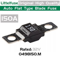 Littelfuse MIDI 498 150A 정격 32V 0498150.M 소형 볼트 고정형 플랫 블레이드 퓨즈 트럭버스용, [01] Fuse, [01] 30A, 01 Fuse_01 30A