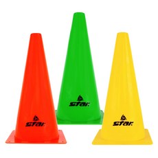 스타스포츠 뉴 칼라콘(H32) 30Cm 라바콘 축구 농구 장애물 훈련, 오렌지, 10개