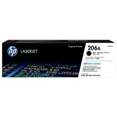 HP 206A 雷射碳粉匣, 1個, 黑色