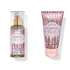 Bath & Body Works Champagne Toast 배스 앤 바디 웍스 샴페인 토스트 바디 미스트 & 바디 크림 트래블 사이즈 2종 75ml, 1개