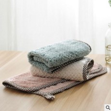 키밍 주방 핸드 타월 걸이식 손 물걸레 2개세트 행주, 2개, 베이지-2개 세트