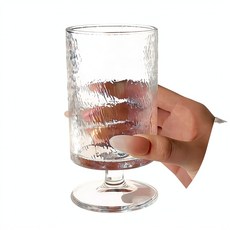 冰川紋高腳果汁杯 矮款, 冰川果汁杯 - 矮款 201 - 300ml, 1個
