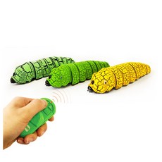 [꾸꾸] 장난감 완구 파충류 무선 조종 RC 스네이크 뱀 동물 전갈 거미 개미 사마귀 코브라, RC 고스트애벌레, 1개