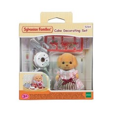 실바니안 패밀리 5264 케이크 데코 세트 인형 피규어, 1개