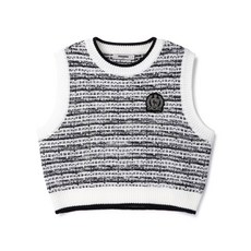 (초특가) 이월행사 레노마키즈 초등학생 주니어 공용 트위드 루즈핏 니트 베스트 R2411K401