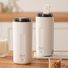 家用便攜多功能豆漿杯 迷你小型破壁料理機 免過濾 直飲, 升級款陶瓷不粘內膽 美規