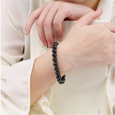 버드건강스토아 원석토르말린 10mm 건강팔찌, 8mm, 1개
