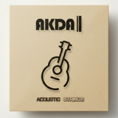 AKDA 90/10 브론즈 통기타줄 초보자 입문용 어쿠스틱 라이트게이지 1세트