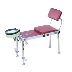 민물 낚시용 소좌대 세트 알루미늄 중층 낚시의자, 업그레이드형 블랙 스탠다드