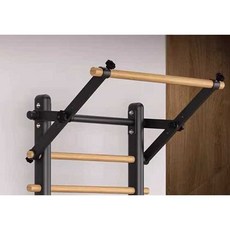 가정용슈로스바 무타공필라테스바 재활운동사다리, 크림화이트 / 싱글바+조절식 더블바