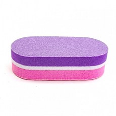 샌딩블럭 블럭 줄정리 손톱 네일화일 양면그릿 미니 버퍼 네일파일 샌딩 100 180, 핑크 + 퍼플, 1개