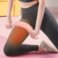 척추라인 근육이완 테라피 마사지 땅콩볼 안마 지압, 핑크, 1개