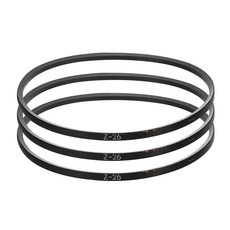 HARFINGTON 3피스 Z-57 Z 타입 V-벨트 1450mm/57.1인치 내부 길이 x 0.37cm 너비 x 0.25인치 높이 Z 타입 폐쇄 루프 고무 변속기 벨트, Z 26, 3