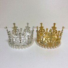 티아라왕관 공주 머리띠 진주 사진 소품 축제 장식 학교 주얼리 셀프 연극 웨딩 dew+2335lr, 실버, 본상품선택