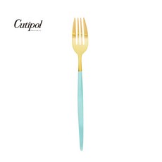 Cutipol MIO 蒂芬妮藍金霧面不銹鋼 19cm點心叉 葡萄牙手工餐具, 1個