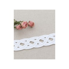 퀼트스타 버터링 코튼 케미컬레이스_화이트, 화이트, 1개