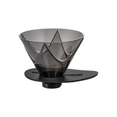 하리오 V60 무겐 플라스틱드리퍼 1 2인용 블랙 VDMU-02-TB, 1개