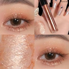 碎鑽液體眼影 珠光閃粉爆閃 午夜牛郎一滴淚亮片 防水臥蠶提亮, 1個, HISYI-高亮度眼影液 #04