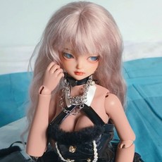 FMD 4分 BJD 關節可動 娃娃, 膚色：V白,單頭：不化妝, 1個