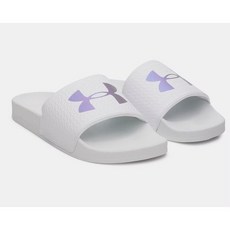 [백화점 정품] 언더아머 Under Armour (6007532-101) 여성 UA ARMR 슬라이드 슬리퍼 스포츠 샌들 쪼리 신발